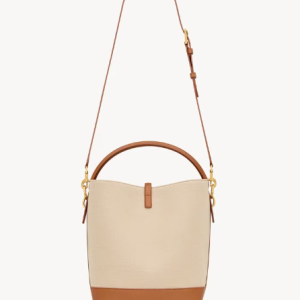 YSL LE 37 IN CANVAS AND LEATHER