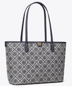 Tory Burch SMALL MONOGRAM ZIP TOTE