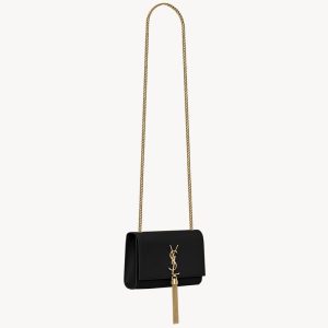 YSL KATE SMALL TASSEL IN GRAIN DE POUDRE BAG