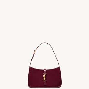 YSL LE 5 À 7 IN PATENT LEATHER BAG