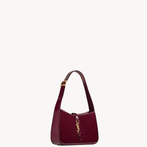 YSL LE 5 À 7 IN PATENT LEATHER BAG