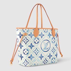 Louis Vuitton M11263 Neverfull MM Lagoon Blue