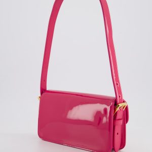 Miss Dior Patent Leather Calfskin Handbag Shoulder Bag with Golden Hardware