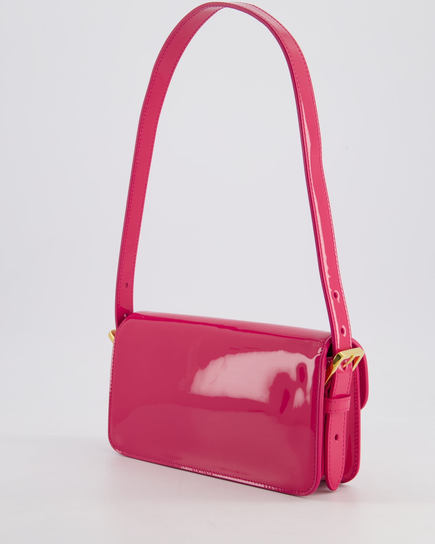 Miss Dior Patent Leather Calfskin Handbag Shoulder Bag with Golden Hardware