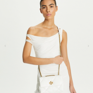 Alternative view of TORY BURCH SMALL KIRA DIAMOND CONVERTIBLE SHOULDER BAG
