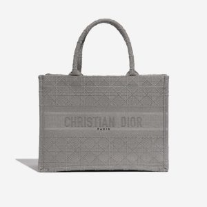 Dior Book Tote Medium Canvas Grey