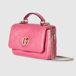 GUCCI GG Milano small top handle pink bag