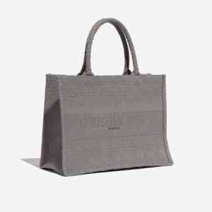 Dior Book Tote Medium Canvas Grey