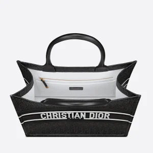 DIOR MEDIUM DIOR BOOK TOTE BLACK BAG