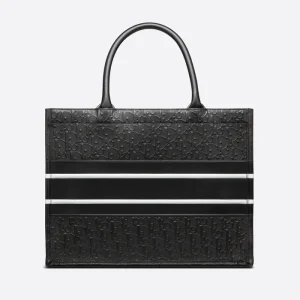 DIOR MEDIUM DIOR BOOK TOTE BLACK BAG