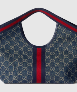 Gucci Giglio Small Tote Blue