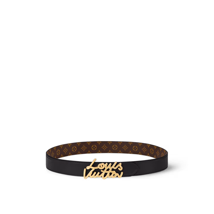 Louis Vuitton Script 30mm Belt
