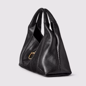 Alternative view of Gucci Softbit Python Maxi Shoulder Bag
