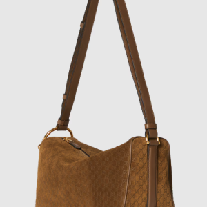 Gucci Half Horsebit medium brown shoulder bag