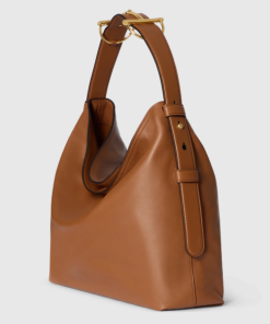 Gucci Beatrix large tote brown leather bag