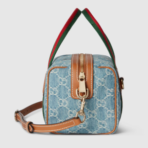 Gucci Mini GG blue and white GG denim bag