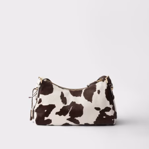 Prada Aimèe Medium Printed Leather Shoulder Bag Back
