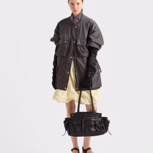 Prada Route Large Leather Tote