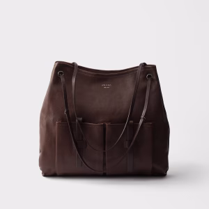 Prada Route Large Pure Leather Bag
