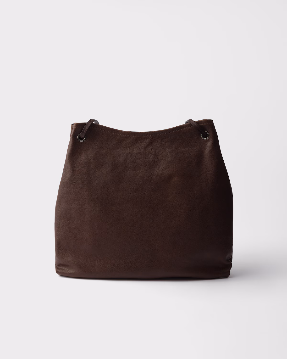 Prada Route Large Pure Leather Bag Back